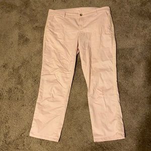 A.n.a pink cropped chinos sz 12